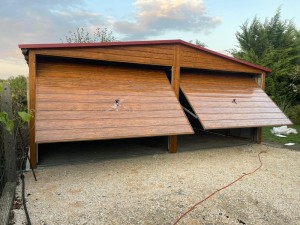Plechové garáže 3x5m 6x5 m